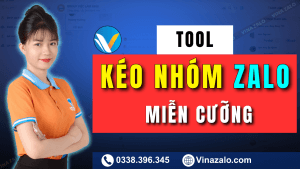tool kéo mem Zalo